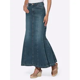 Heine A-Linien-Rock Jeans Blau 42