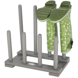 Esschert Design Stiefelhalter 42 x 42 x 26 cm grau / grau