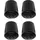 cyclingcolors Möbelfüße Gummi 4 x Ø 14 mm schwarz/weiß