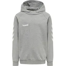 hummel Go Kapuzenpullover, Grey Melange, 128