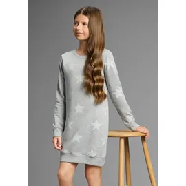 Kidsworld Sweatkleid in grau-meliert | Gr.: 152/158