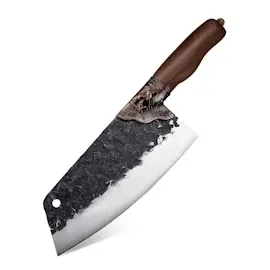 Muxel Das besondere Kochmesser, aufwändig verziert. Handgeschmiedetes Hackmesser, Metzgermesser