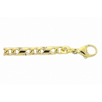 Adelia ́s Goldarmband 333 Gold Fantasie Armband 21 cm, 21 cm 333 Gold Goldschmuck für Damen goldfarben