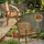 deluke Teakbank 120 x 78 x 111 cm Braun