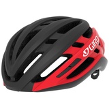 51-55 cm matte black/bright red