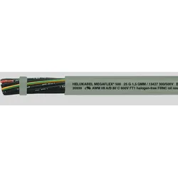 Helukabel MEGAFLEX 500, Grau, Kupfer, Copolymer, 36 kg/km, 83 kg/km, 3000 V