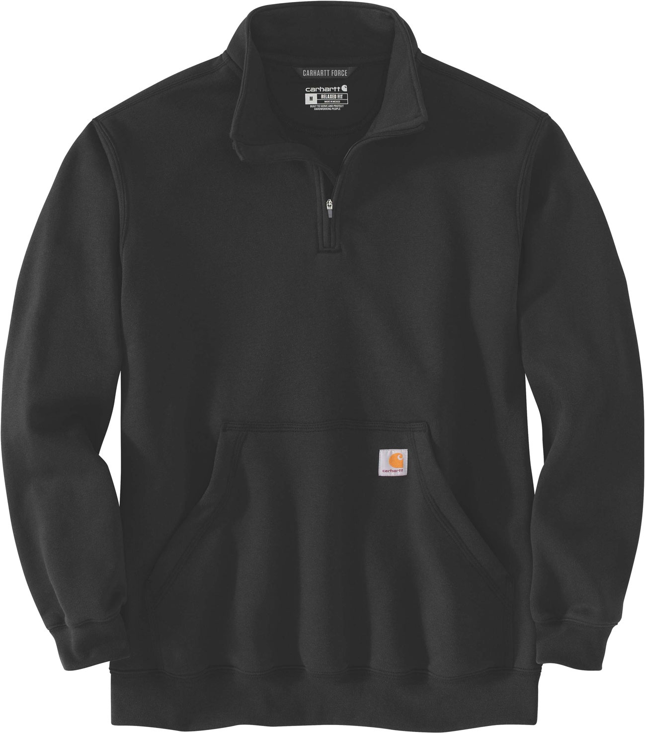 Carhartt Quarter-Zip, sweat-shirt - Noir (Blk) - XL