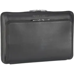 Porsche Design Roadster Leather Notebook Sleeve 1520  in Black (4.9 Liter), Laptop Hülle