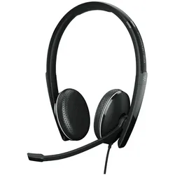 EPOS ADAPT 165T USB II Kabelgebundenes , beidseitiges Headset, 3,5 mm Klinke, USB-Anschluss, Microsoft Teams zertifiziert, UC optimiert