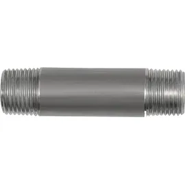 Riegler Rohrdoppelnippel, R 1/2, Länge 150 mm, Edelstahl 1.4571