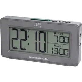 FILIUS ZEITDESIGN Funkwecker 0532-4 grau