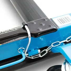 BITUXX Wagenheber Stahl blau 2 Rangierhilfen