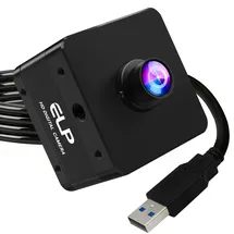 ifwater ELP 4K 60FPS Webcam mit verzerrungsfreiem 120-Grad-Objektiv, 2-facher Digitalzoom, USB3.0 & HDMI-Ausgabe, für Computer, Laptop, Monitor, Fernseher