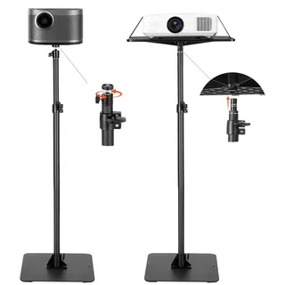 Vevor Projektorständer Beamer Ständer höhenverstellbar 72-157 cm, 360° horizontal drehbarer Bodenständer für Projektor, multifunktionale Halterung für Meetings, Filme im Freien 30 x 40 x 157 cm