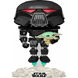 Funko Pop! Star Wars: Mandalorian - Dark Trooper with Grogu 488 EXM
