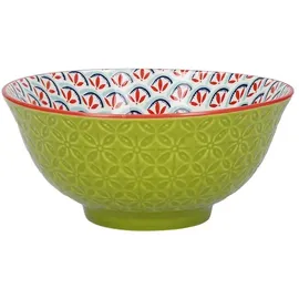 KitchenCraft Gemusterte Müslischale Mehrfarbig 4-tlg.