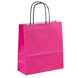 50 VP Papier-Tragetaschen Toptwist purple 19,0 x 21,0 cm