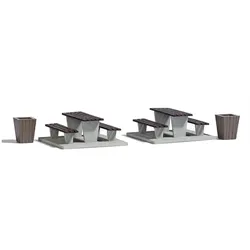 BUSCH 7729 H0 - Mini-Welt »Rastplatz«