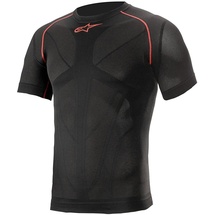 Alpinestars Ride Tech V2 Summer Kurzarm-baselayer - Black / Red - M-L