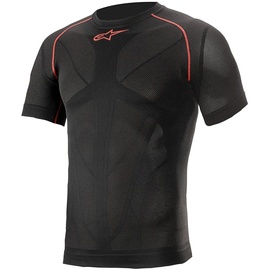 Alpinestars Ride Tech V2 Summer Kurzarm-baselayer - Black / Red - M-L