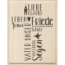KnorrPrandell Motivstempel Vater unser 6,3x8,5cm
