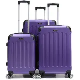 Cheffinger Reisekoffer Koffer 3 tlg Hartschale Trolley Set