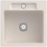 Villeroy & Boch Siluet 50 S flat crema + Handbetätigung