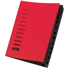 Pagna Ordnungsmappe 12 Fächer Rot 3 St.
