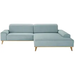 Ecksofa  Fred , blau , Maße (cm): B: 298 H: 84 T: 203