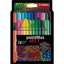 Stabilo Fasermaler pointMax ARTY, 24er Kartonetui
