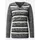 Casual Looks Strickpullover schwarz/weiß 52