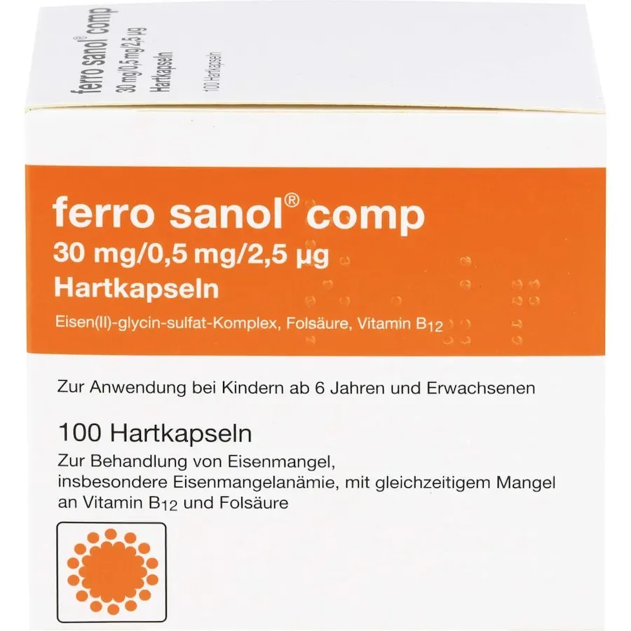 UCB Pharma FERRO SANOL comp. Hartkaps.m.msr.überz.Pellets Vitamine