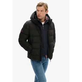 Superdry Hooded Sports Puffer Jacke schwarz XL