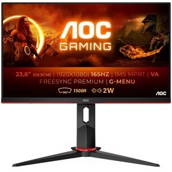 AOC Gaming C24G2AE/BK - LED-Monitor - Gaming - gebogen - 61 cm (24")