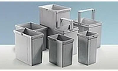 Abfallsystem-Eimer, 11l, Bin.it Prime 9220484, Kunststoff anthrazit