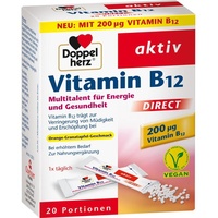 Doppelherz Aktiv Vitamin B12 Direct Pellets 20 St.