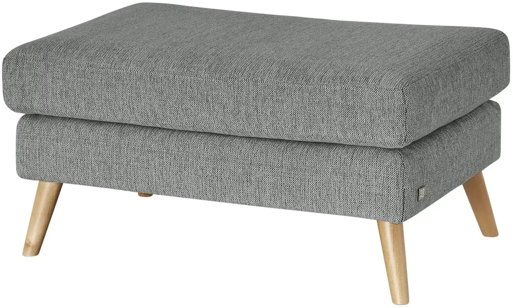SOHO Polsterhocker  Smilla , grau , Maße (cm): B: 90 H: 43 T: 60.0