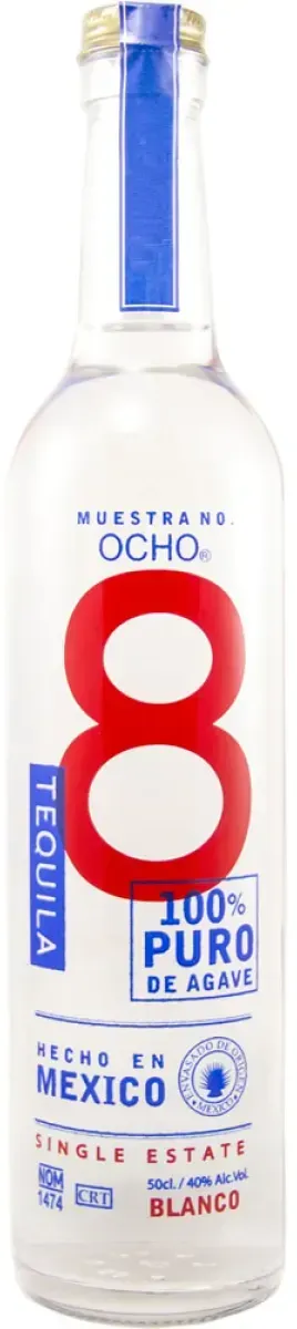 Tequila Ocho Blanco 40% vol. 0,5 l