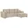 OTTO home Ecksofa OTTO HOME "BEATRICE optionale Schlafsofa mit Bettkasten, B/T/H: 265/170/86 cm", beige (creme), B:265cm H:86cm T:170cm, 100% Polyester, Sofas, Ecksofa, L-Form, wahlweise auch mit Bettfunktion und Bettkasten