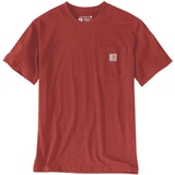 CARHARTT Workwear Pocket T-Shirt, rot-gelb, Größe L