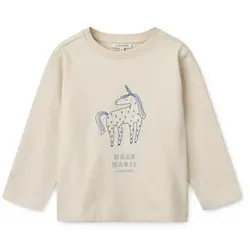 LIEWOOD Ullrik Placement Langarmshirt unicorn/sandy, 92