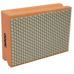 Hand-Polierpad orange, Körnung 3000, Art. 50466