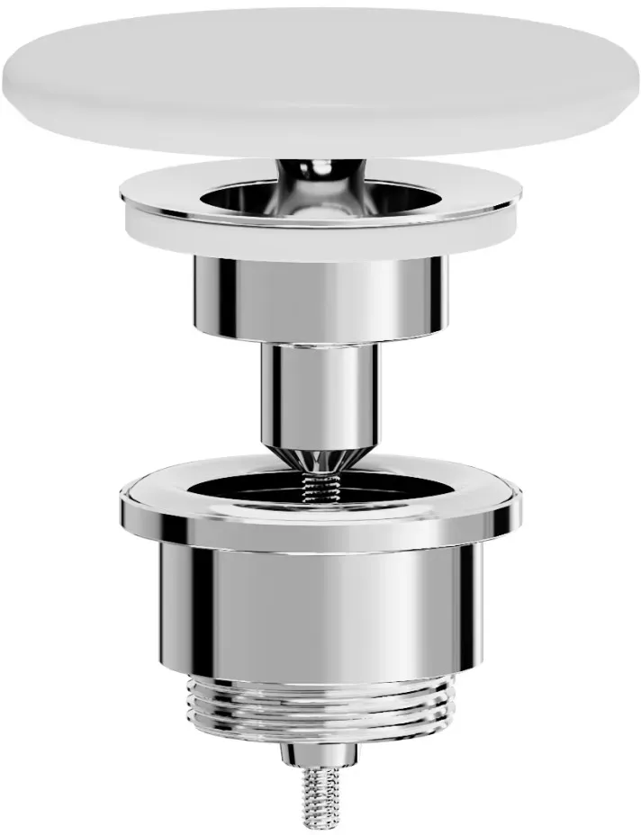 VitrA Schaftventil mit rundem Ventildeckel aus Keramik 10 x 10 x 12 cm (BxTxH),6374L401-2001 6374L401-2001