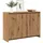 vidaXL Artisan-Eiche Sideboard 102x33x75 cm Braun Holzwerkstoff