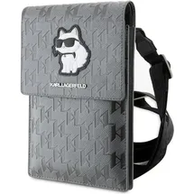 Forward Karl Lagerfeld Tasche KLWBSAKHPCG Silber Saffiano Monogram Choupette