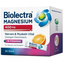 Biolectra MAGNESIUM 400mg Nerven & Muskeln Vital Orange 30 St Pellets