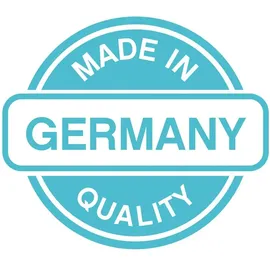 Saphir Hängeschrank Quickset 335 Badschrank 50 cm breit mit 2 Türen und 2 Einlegeböden Badezimmer-Hängeschrank inkl. Griffe in Chrom Glanz weiß
