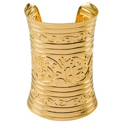 Boland Kostüm Römer Armband Vestalin, Eleganter goldfarbener Armreif für Fantasy und Antike