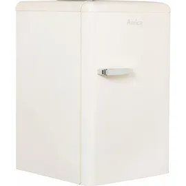 Amica KS 15615 B Retro-Kühlschrank (108 l, 860 mm hoch, Beige)