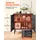 Vevor Buffetschrank 80 x 37,5 x 80 cm Schwarz